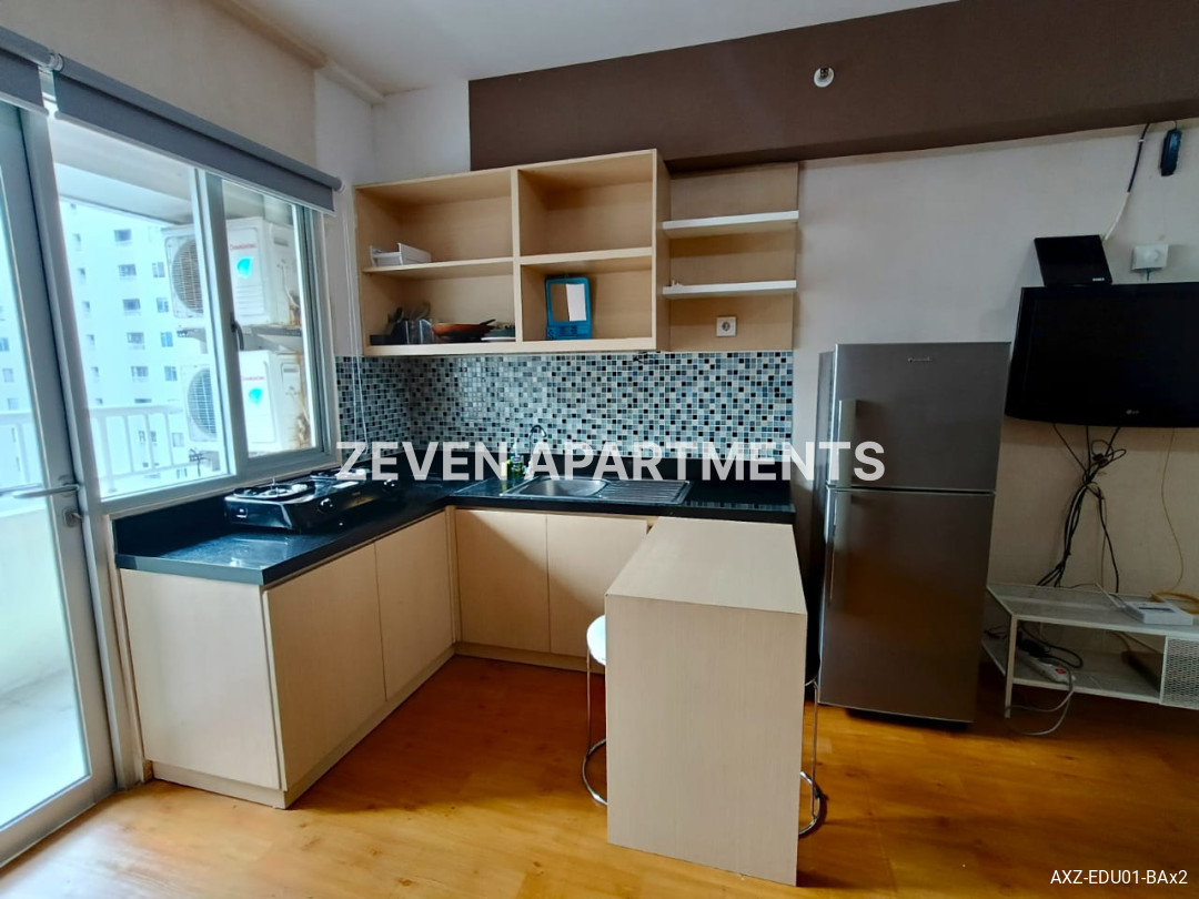 SEWA 2 BR CORNER FURNIS LENGKAP MINIMALIS APARTEMENT EDUCITY