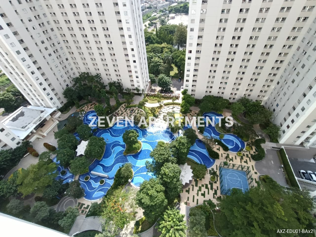 SEWA 2 BR CORNER FURNIS LENGKAP MINIMALIS APARTEMENT EDUCITY