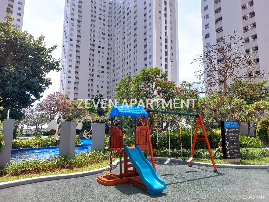 SEWA APARTEMEN EDUCITY 2 BEDROOM CORNER FURNIS LENGKAP