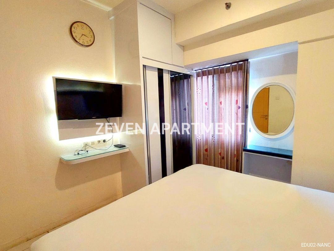 SEWA APARTEMEN EDUCITY 2 BEDROOM CORNER FURNIS LENGKAP