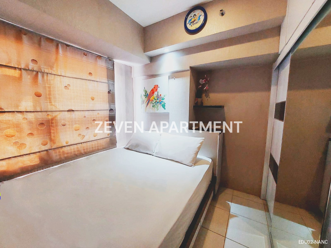 SEWA APARTEMEN EDUCITY 2 BEDROOM CORNER FURNIS LENGKAP