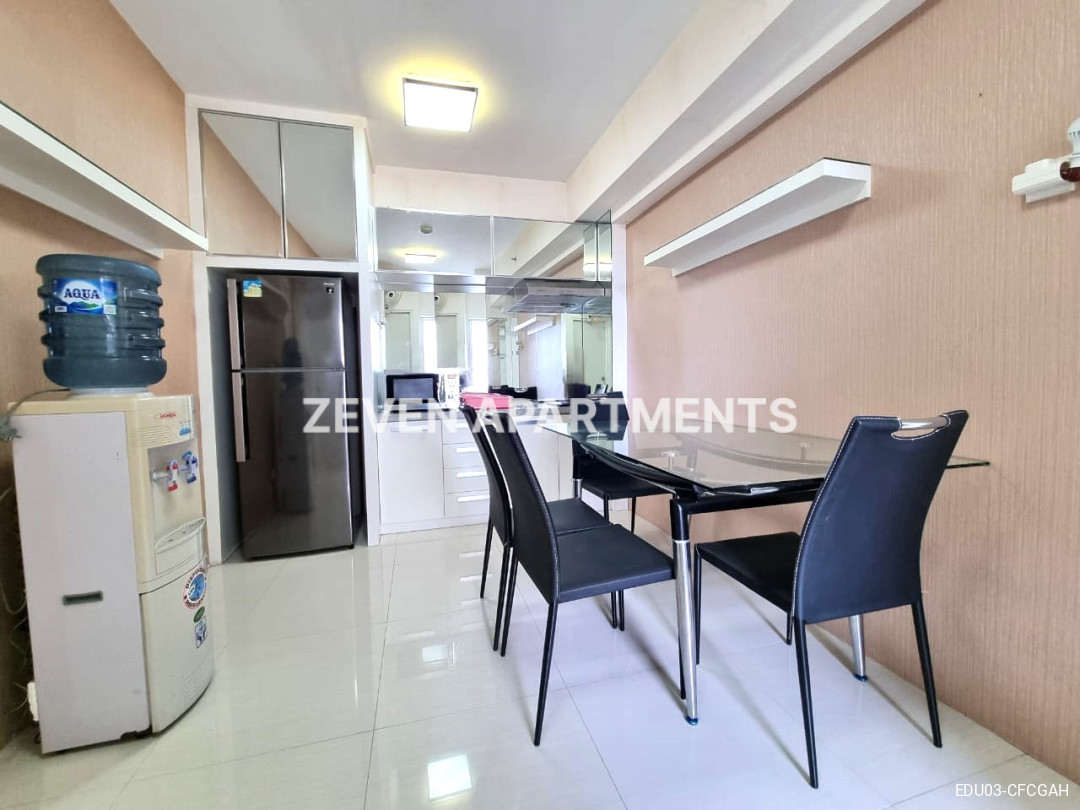 SEWA APARTEMEN 2BR FURNIS EDUCITY PAKUWON CITY