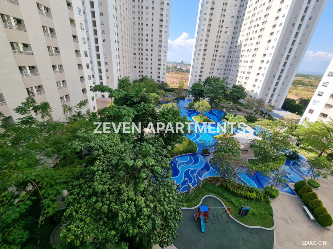 SEWA APARTEMEN 2BR FURNIS EDUCITY PAKUWON CITY