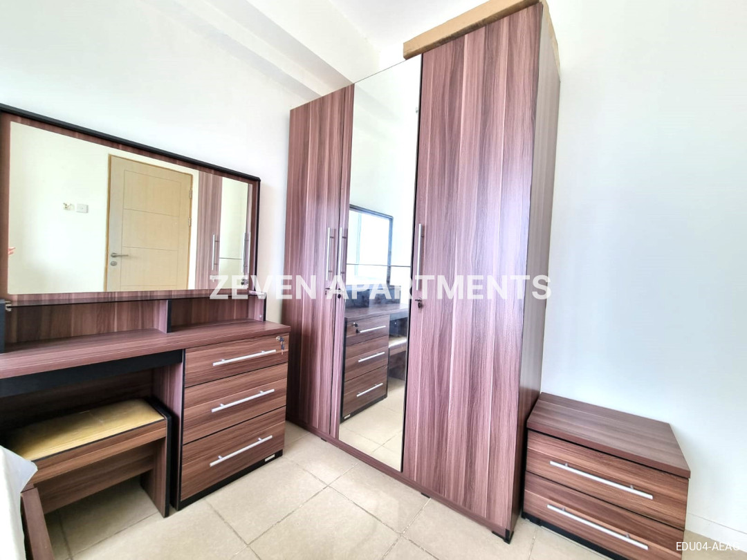 SEWA APARTEMEN 2BR FURNIS EDUCITY PAKUWON CITY